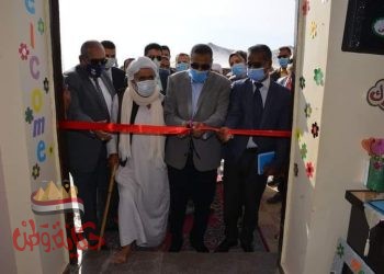 محافظ مطروح يفتتح مدرسة أولاد عبد النبى للتعليم المجتمعى