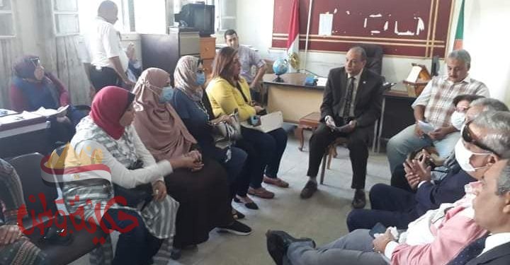 المنيا : تعرف على كواليس إجتماع عبدالسلام مع مديري المدارس اليوم