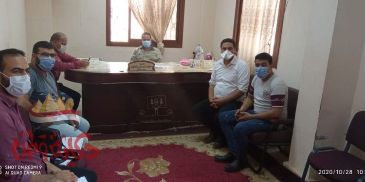 مدير تعليم سيدي سالم يستقبل وفداً من لجنة الطب الوقائي والترصد من الادارة الصحية