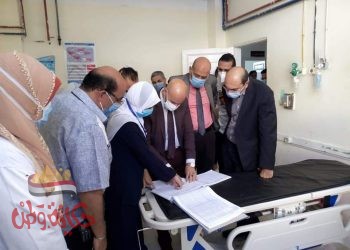 مرور وكيل وزارة الصحة بالشرقية علي مستشفي الصالحية الجديدة