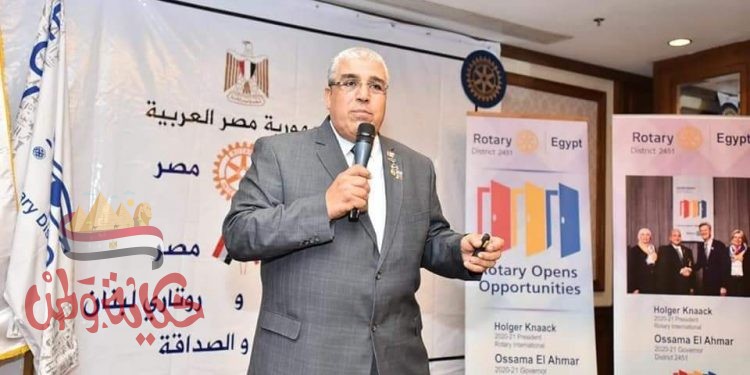 لجنة الاغاثة والطواريء بروتاري مصر تكرم السفير اللبناني والنوادي الروتارية “