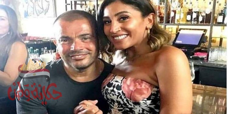 بصور ورسالة رومانسية.. دينا الشربيني تتغزل في عمرو دياب في عيد ميلاده