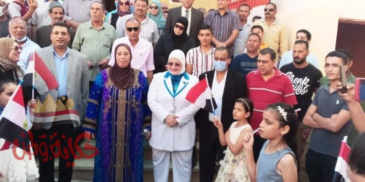 بالزغاريد والورود أهلي قرية البرنس بدسوق يستقبلون وكيل تعليم كفرالشيخ