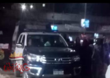 تكتف أمنى شديد بشارع البحر