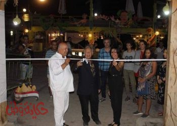 بالصور.. «هاني شنودة» يفتتح معرض ولاء حسان بدهب