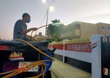 تحصين عدد ١٨٠ رأس ماشية ورفع ما يزيد عن ١٥٥ طن تراكمات بالمحمودية .