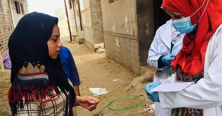 تجريع أكثر من ١٤ ألف في اليوم التاسع ليتخطي الإجمالي ٥٤ ألف مواطن بالحملة القومية للقضاء علي البلهارسيا بالمحافظة 