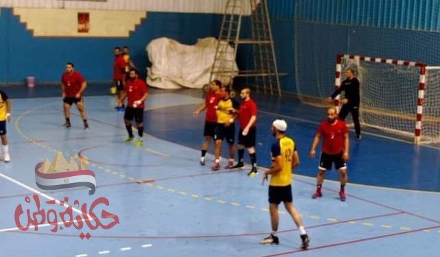 تعادل فريق المنيا وفريق ملوي لكرة اليد فى مباراة قوية بنتيجة ( 16 /16)
