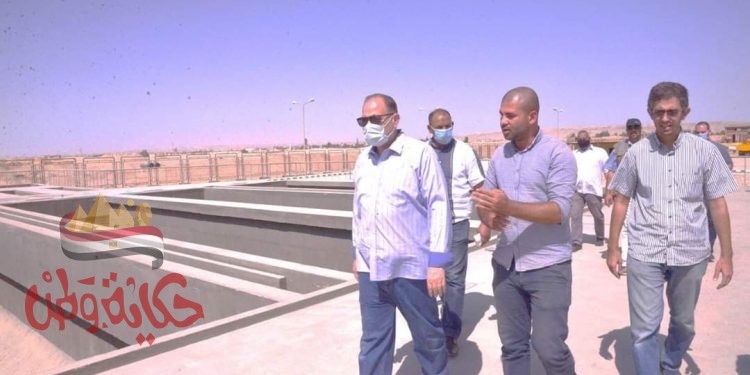 محافظ أسيوط جولة تفقدية مفاحئة لمحطة المعالجة الثلاثية لمشروع صرف صحي أبنوب والفتح