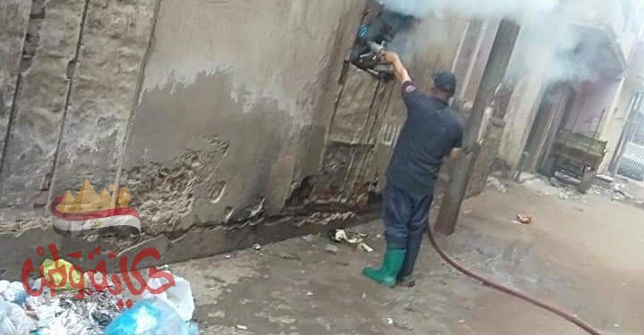 نشوب حريق في أحد البيوت المهجورة في طه الحكيم