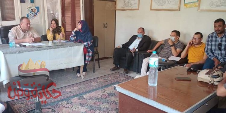 حملة القضاء على الديدان المعوية بين تلاميذ المدارس بالفيوم