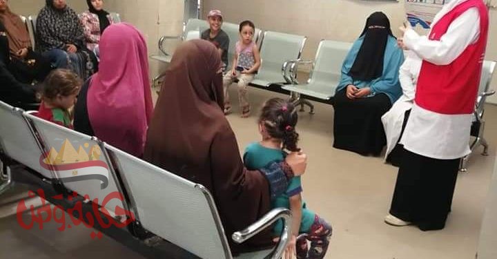 دويدار تتفقد أعمال مبادرة فحص وعلاج الأمراض المزمنة بابشواى