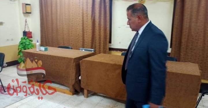 متابعة الإستعدادات وجاهزية اللجان والمقرات الإنتخابية بمركز ومدينة حوش عيسى