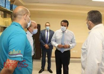 وزير التعليم العالي يطمئن على سير العمل بمكتب التنسيق الرئيسي بجامعة عين شمس