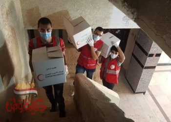 الهلال الأحمر المصري يواصل دعم الأسر المتضررة من تداعيات فيروس كورونا في محافظات الجمهورية