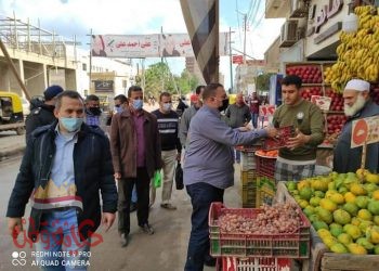 شريف هيكل يقود حملة تموينية مكبرة على المحلات التجارية ومحلات الجزارة بسيدي سالم