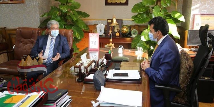 وزير الشباب والرياضة يلتقي الأمين العام للمنظمة الكشفية العربية