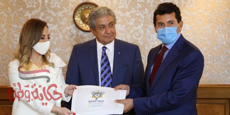 وزير الشباب والرياضة يستقبل نظيرته اللبنانية