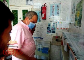 تامر مرعى يتفقد الوحدة الصحية بأم الحويطات بسفاجا