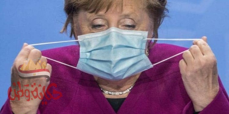 المستشارة الألمانية أنغيلا ميركل رقم ضخم للمصابين