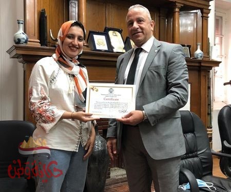 طالبات جامعة حلوان يكتسحن المراكز الأولى في مسابقة السفارة الهندية “أجنحة الخيال”