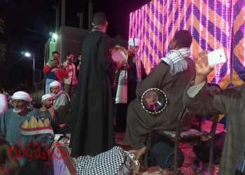 احتفال أهالي قريه القلاعيه ابو تشت شمال قنا بالمولد النبوي