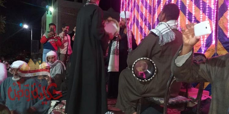 احتفال أهالي قريه القلاعيه ابو تشت شمال قنا بالمولد النبوي