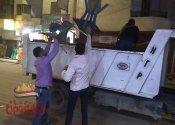 داود يشن حملة مكبرة لإزالة الإشغالات والباعة الجائلين بمدينة طنطا