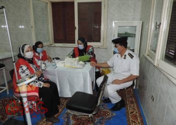 فحص العاملين بمديرية الأمن بالفيوم ضمن مبادرة علاج الأمراض المزمنة