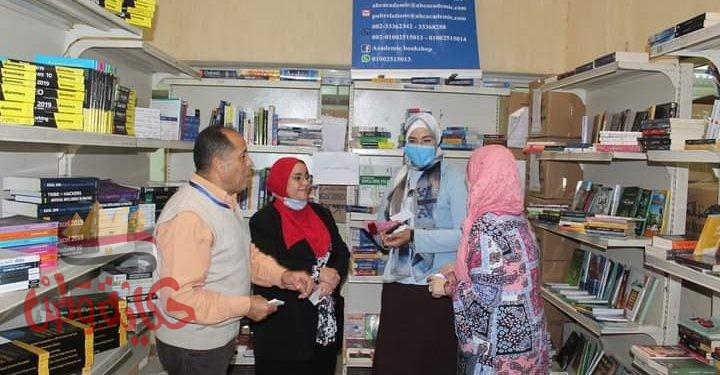 جامعة الفيوم: استمرار فعاليات المعرض السنوي الرابع للكتاب بكلية الحاسبات والمعلومات