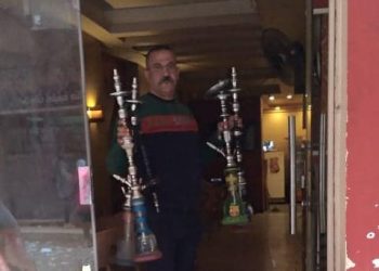 غلق وتشميع كافيه ماسه بحى تان طنطا لمخالفة قوانين الدولة