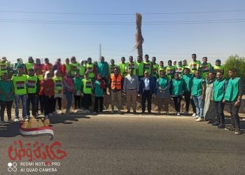 جامعة أسوان : زراعة 500 شتل في اليوم البيئي من اشجار الزينة