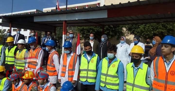 بسبب اتمام عملية الإخلاء المفاجئ  تكريم مدرسة كفر الزيات الميكانيكية