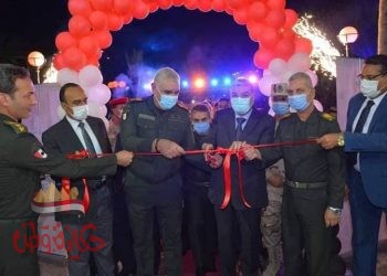 القاضي يفتتح مصنع جويل للملابس الجاهزة بنادي القوات المسلحة بالمنيا