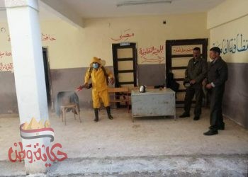 البحيرة : مديرية الصحة تساهم فى تعقيم وتطهير المقار واللجان الانتخابية