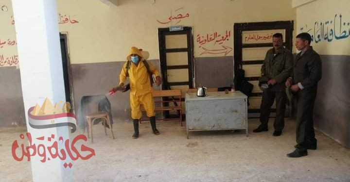 البحيرة : مديرية الصحة تساهم فى تعقيم وتطهير المقار واللجان الانتخابية