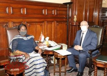 القصير يبحث مع وزيرة الزراعة والامن الغذائي بجنوب السودان افاق التعاون الزراعي بين البلدين