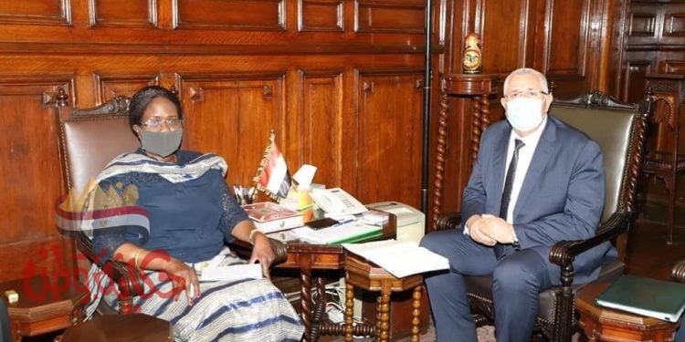 القصير يبحث مع وزيرة الزراعة والامن الغذائي بجنوب السودان افاق التعاون الزراعي بين البلدين