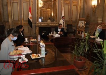 جامعة عين شمس : اجتماع مصري برتغالى بجامعة عين شمس عبر تقنية الفيديو كونفرانس