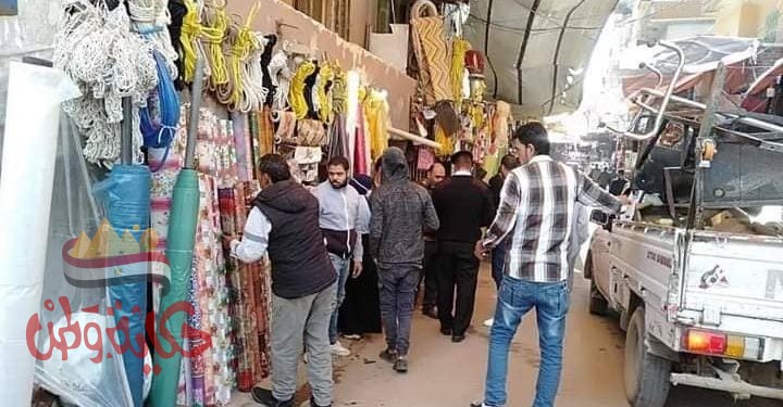 البحيرة :حملات مكثفة بنطاق ٣ مراكز رفع ٢١٧ حالة إشغال وفض سوق مخالف