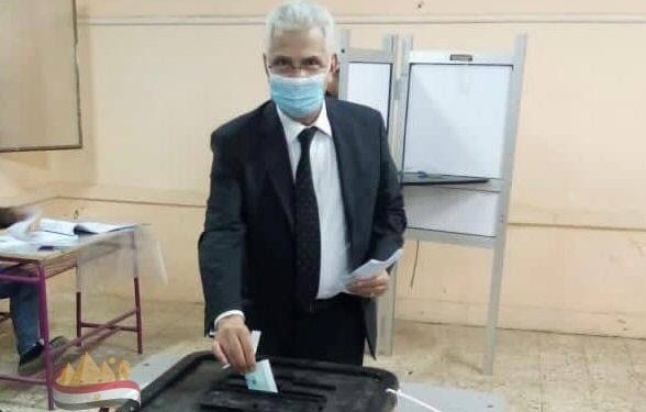 نائب رئيس جامعة طنطا للدراسات يدلي بصوته في انتخابات مجلس النواب 2020 مساء اليوم