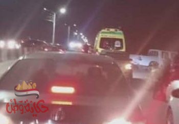 بنى سويف : إنقلاب سيارتان ملاكي بترعة الإبراهيمية