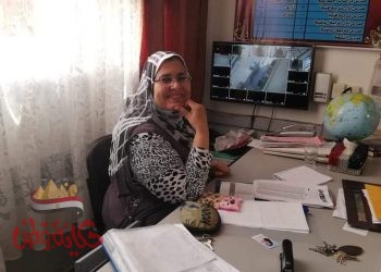 رساله شكر واجب الي الاستاذه صفاء سعد مديره مدرسة تقسيم الزهور تجريبي لغات اداره المنتزه