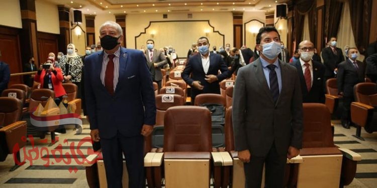 وزير الشباب والرياضة يفتتح مؤتمر عبور أكتوبر بمركز التعليم المدني بالجزيرة