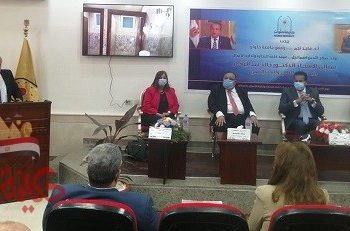 وزير التعليم العالي والبحث العلمي ورئيس جامعة حلوان يفتتحان أعمال تطوير كلية التجارة وإدارة الأعمال بالزمالك