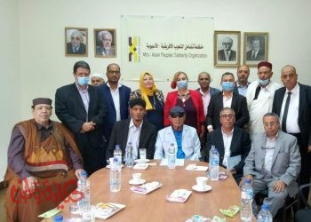 منظمة تضامن الشعوب الأفروآسيوية تستقبل وفد اتحاد القبائل الليبية
