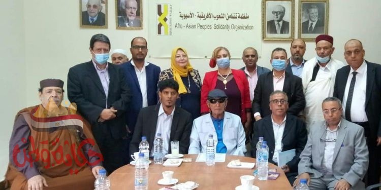 منظمة تضامن الشعوب الأفروآسيوية تستقبل وفد اتحاد القبائل الليبية