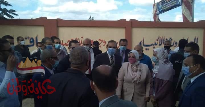 محافظ كفر الشيخ وكيل تعليم كفرالشيخ يفتتح 4 مدارس بمطوبس بتكلفة 34 مليون و600 الف جنيه