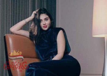 الفنانة العربية مريم حسين تتألق بالزي المخملي