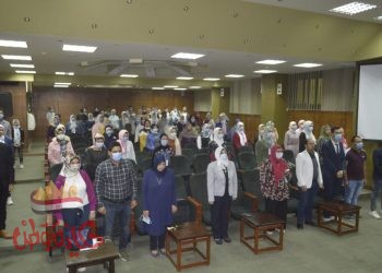 جامعة الفيوم : احتفالية ذكرى المولد النبوي الشريف بكلية الخدمة الاجتماعية